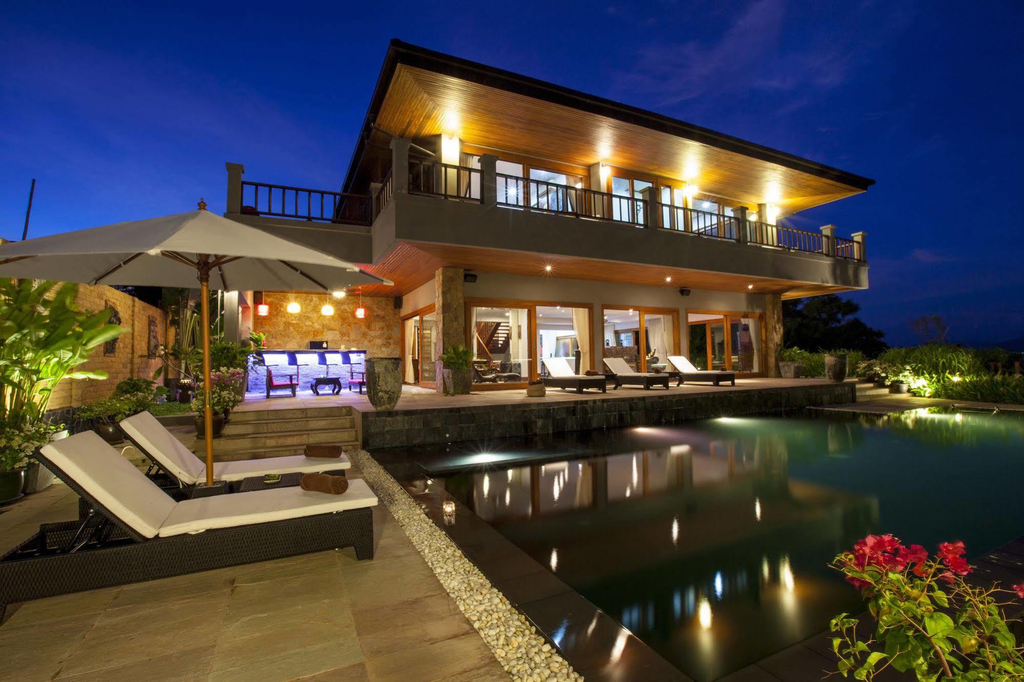 Baan Phuttarak - Seaview Private Villa Choeng Mon Ngoại thất bức ảnh